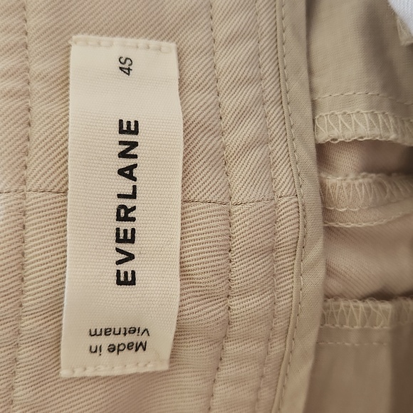 Everlane The Way High Wide Leg Drape Pleats Pants Size 4S - Picture 7 of 11